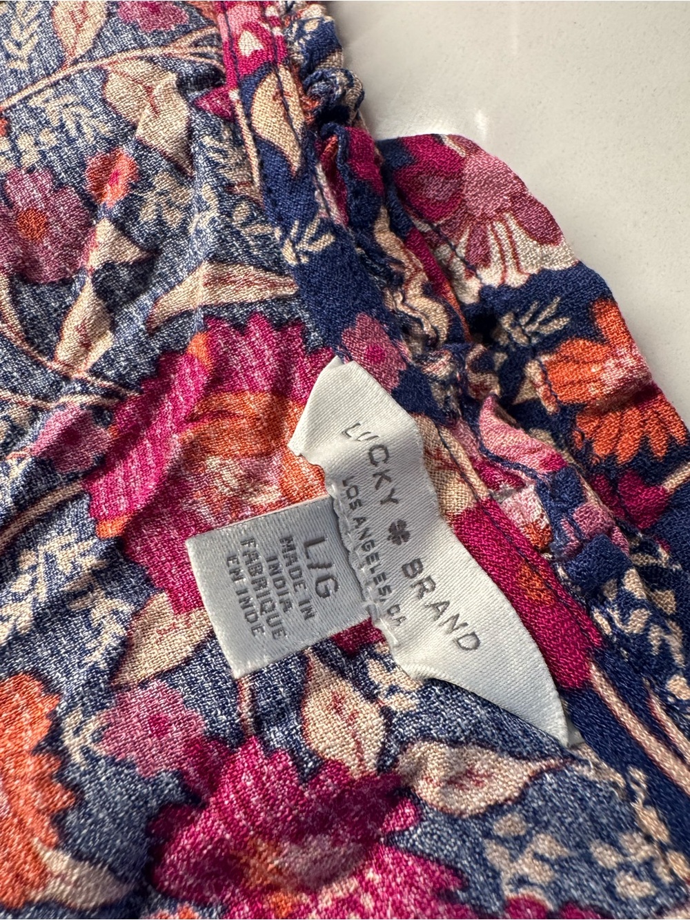 🎉LAST PIECE 🎉LUCKY BRAND Camille Top - Picture 9 of 10